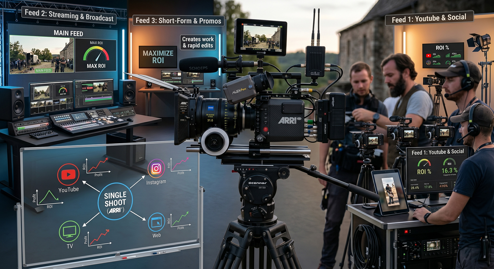 A single shoot structured as a content system feeding multiple distribution channels